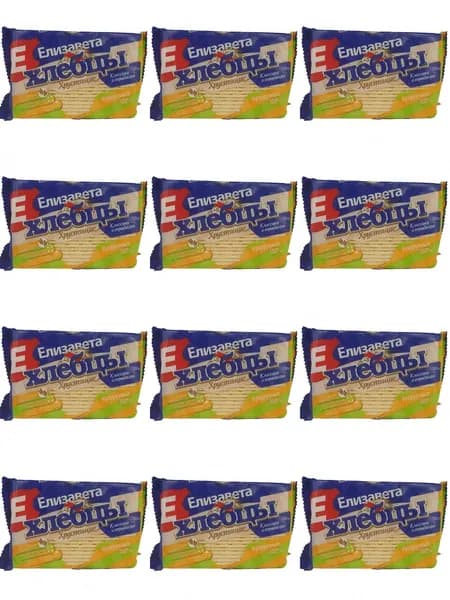Елизавета Хлебцы Кукурузные, хрустящие, 90 г, 12 уп