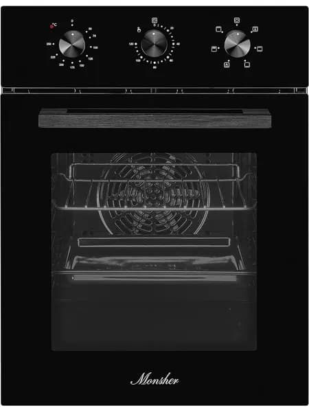 Monsher  духовой шкаф MOE 4563 Noir, 45 см, 50 л, 6 режимов, гриль