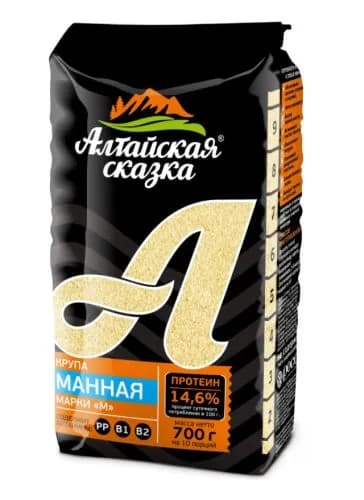 Алтайская сказка Манная крупа, 700 г