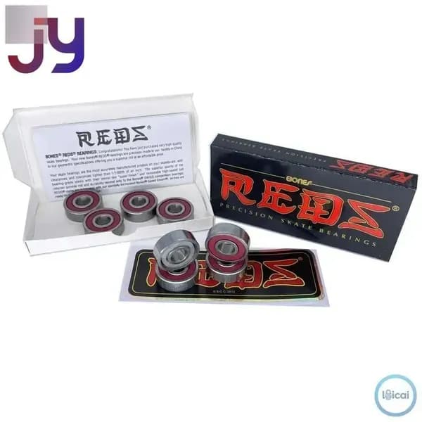 Подшипники для скейтборда, лонгборда, самоката Bones reds