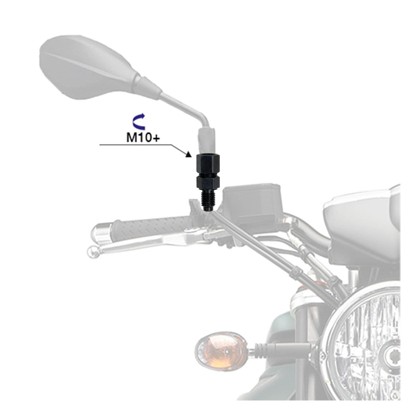 Переходник для зеркала MotoMaster 605-131 (+M10)