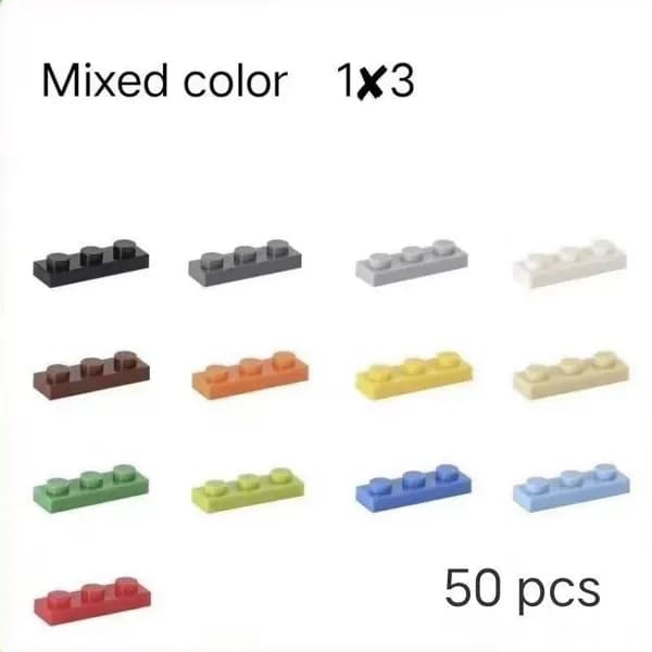 MOC 1x3 небольшие кирпичные строительные блоки совместимые с 3623 основной тонкий кирпич