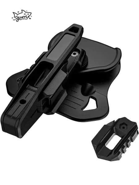 Ротационная кобура K-пластина для Glock/SIG P320: амбидекстрная, с совместимостью фонарей, 360 вращение