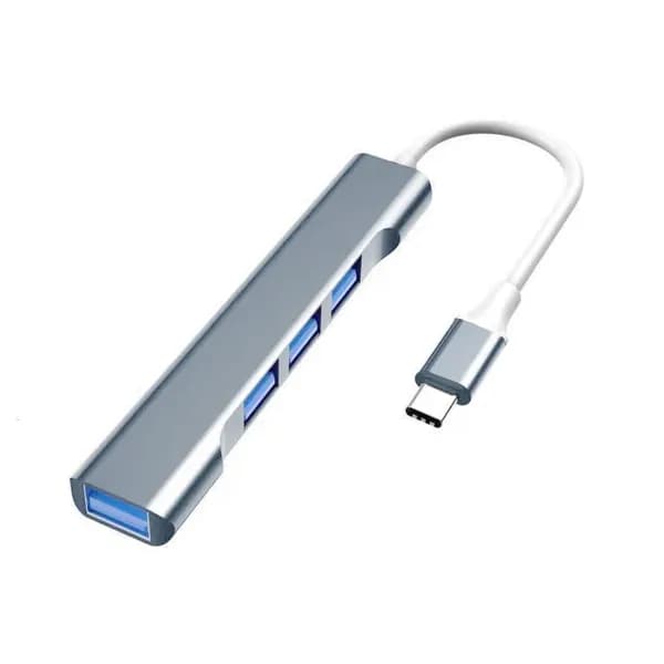 USB-концентратор 4 в 1 C на 3xUSB2.0 + 1xUSB3.0 Адаптер для ПК