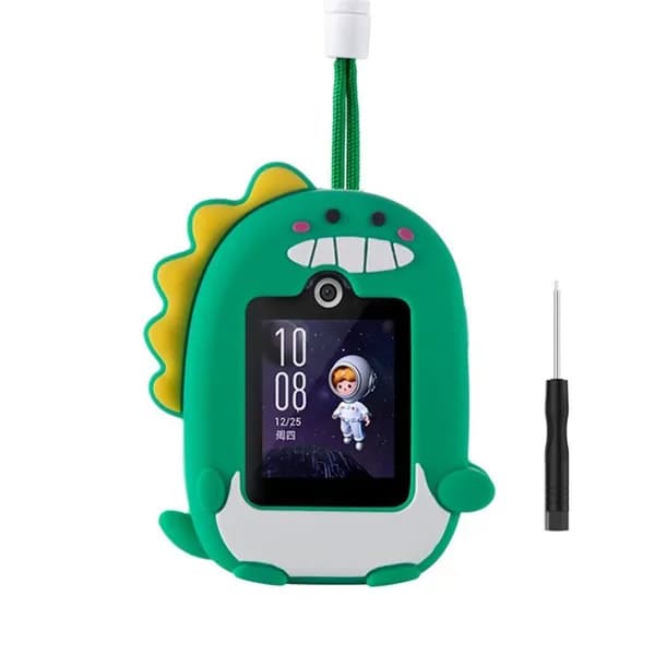 Защитный бампер-чехол Protect из тончайшего и прочного силикона для HUAWEI WATCH KIDS 4 Pro с противоударными свойствами С шейным ремешком