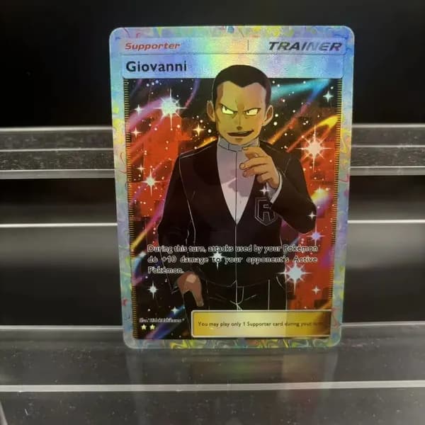 Коллекционные карты TCG Pocket, Адаман Красный, Гузма, Джованни, одиночная карта, классическая игровая аниме-карта, подарок и сувенир