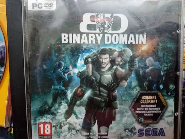 Binary Domain. игра на CD для ПК, диск c PC игрой.