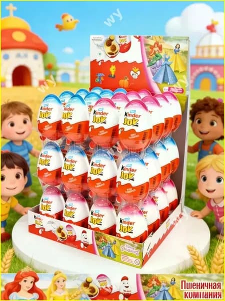 2 эксклюзивных шоколадных яйца Kinder