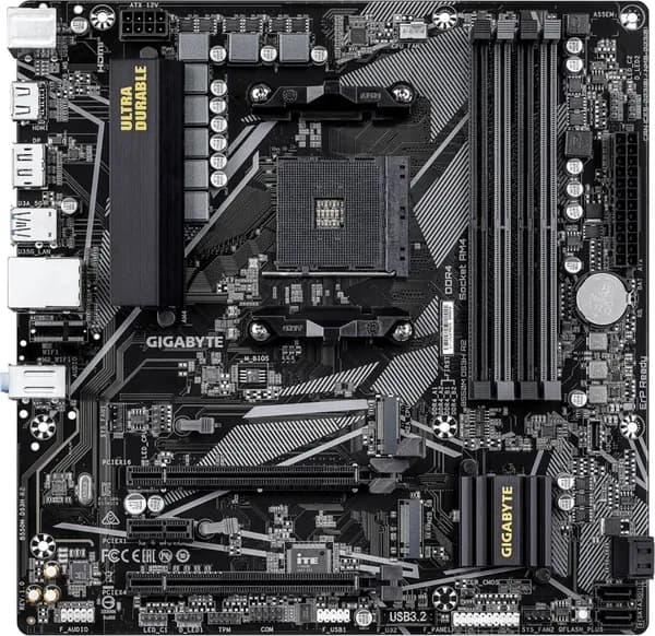 Gigabyte B550M DS3H R2, AM4, DDR4, Материнская плата