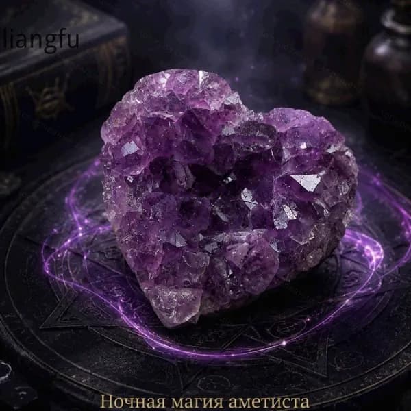 Домашний талисман-оберег из натурального аметиста