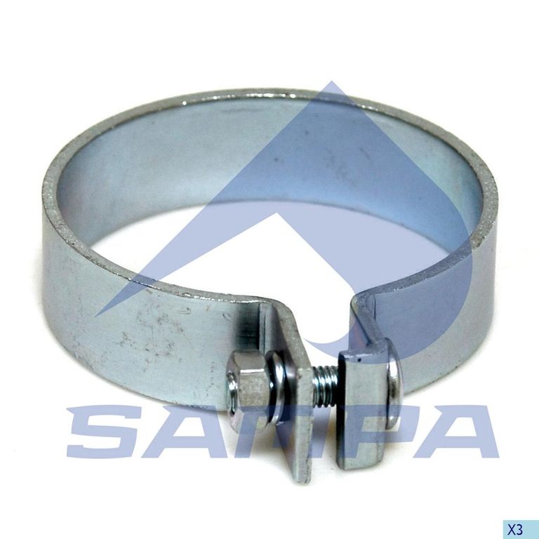 Хомут глушителя для МАН L2000 арт 020343 SAMPA