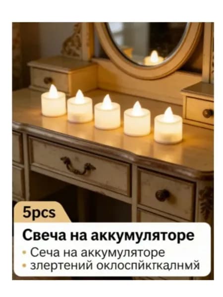 Светодиодные беспламенные свечи