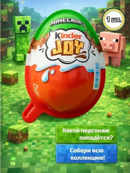 Яйцо киндер с игрушкой