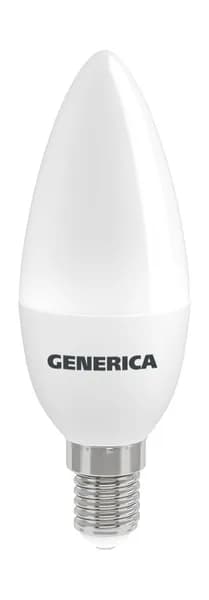 Лампа LED Свеча E14 4К 8ВТ Generica