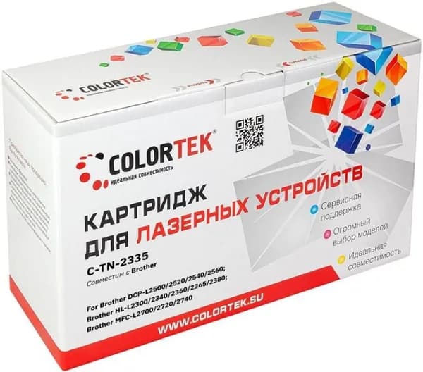 Картридж лазерный Colortek Brother 1200 стр TN-2335