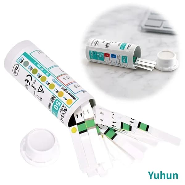 Глюкозные тест-полоски Roche для измерения уровня сахара в крови, 50 шт