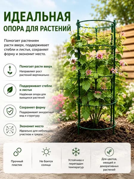 Подставка для цветов,17 см х 36 см х 170 см