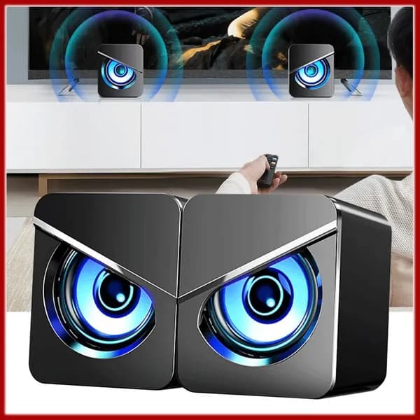 USB акустическая система, компактная и удобная, для домашних ПК