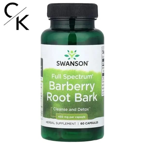 Swanson Barberry Root Bark Кора корня барбариса 450 мг 60 капсул.