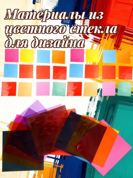Цветные целлофановые листы для декора, набор из 84 разноцветных листов бумаги