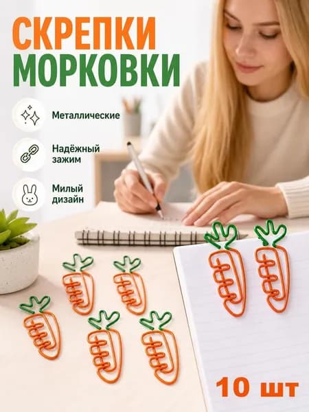 Закладка 3.7 см, 10 шт.