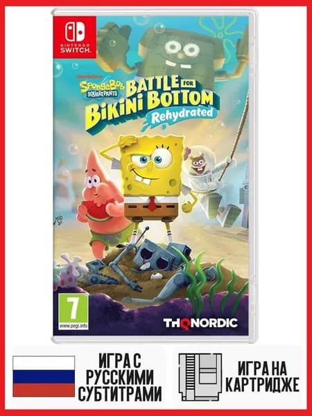 Игра SpongeBob SquarePants: Battle for Bikini Bottom - Rehydrated (SWITCH, Русские субтитры)