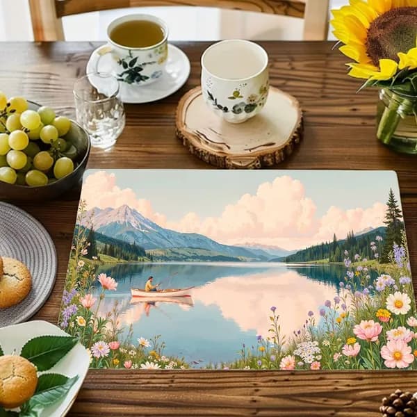 Салфетка сервировочная Полиэстер 32x42см, 1шт.
