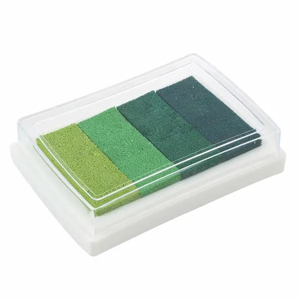 Inkpad Craft Multi Gradient Зеленый 4 x Colours Ink Stamp Pad На масляной основе