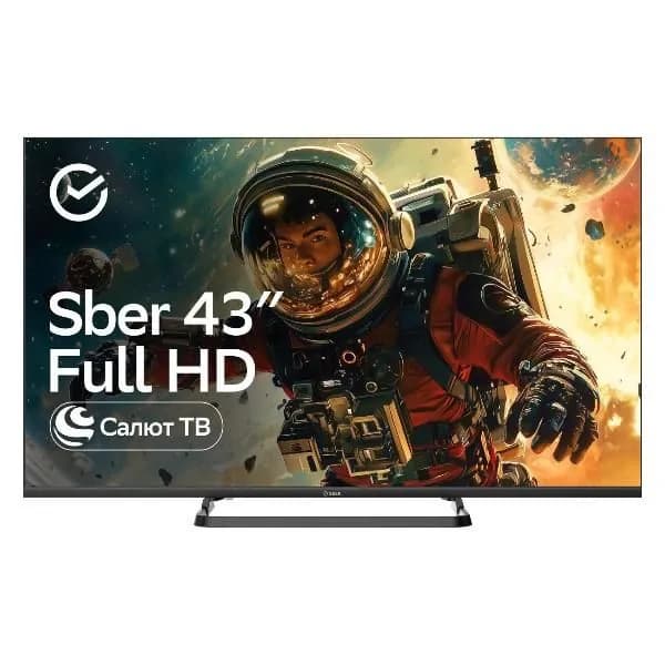 SBER Телевизор 3000 43″ Full HD, черный