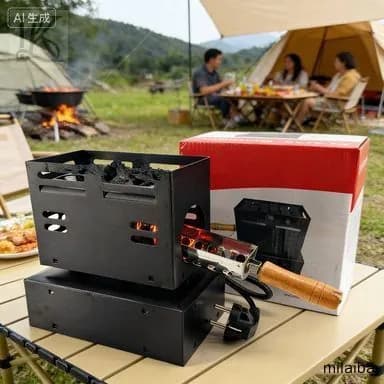 Электрическая настольная плита mzm-20260524163919216, черный