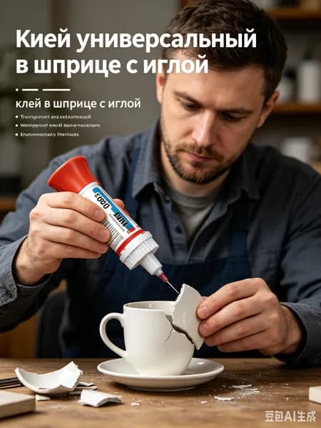 Клей строительный 40 мл 0.04 кг, 1 шт.