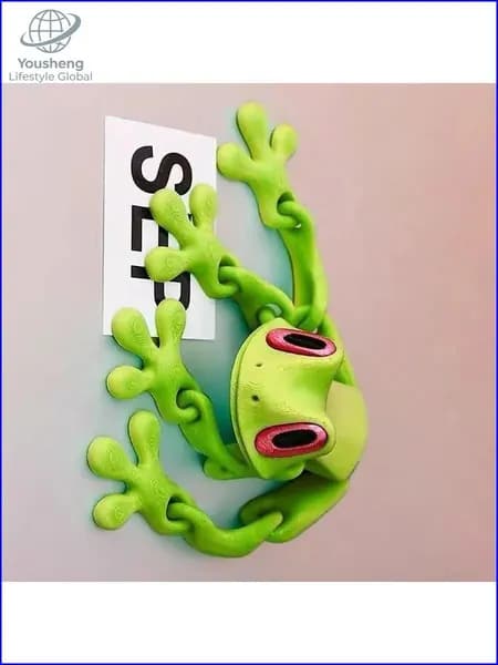 3D-ручка для рисования, магнитная лягушка-подвеска, с подвижными суставами, для холодильника и авто