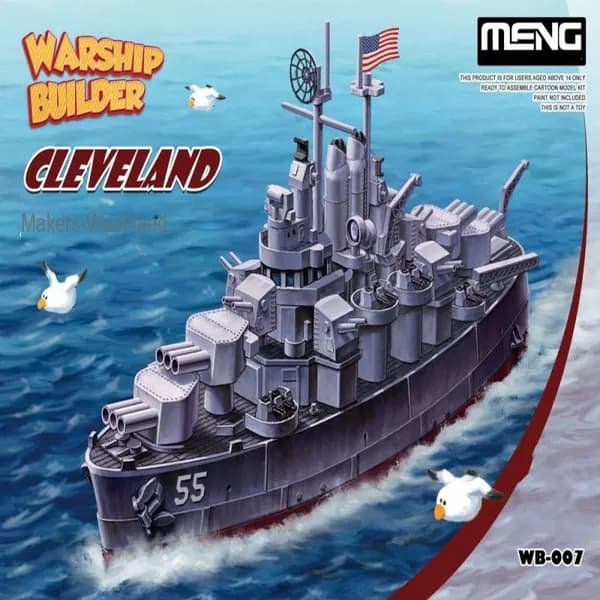 Meng wb-007 Cleveland сборная модель корабля Q-Версия