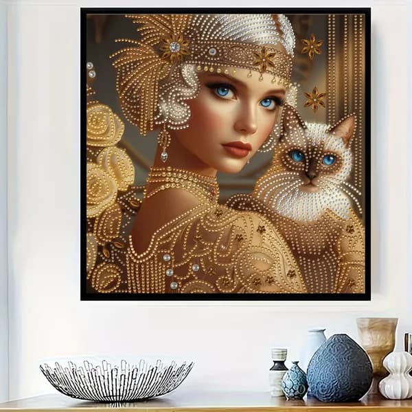 1 комплект DIY 5D-рисунок из алмазов без рамки