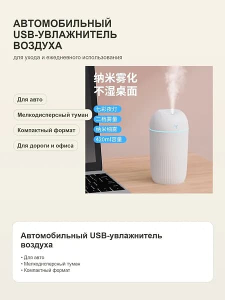 Увлажнитель воздуха автомобильный