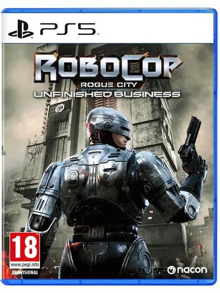 Игра RoboCop Rogue City Unfinished Business для PlayStation 5 (PlayStation 5, PlayStation 5 Pro, Русские субтитры)