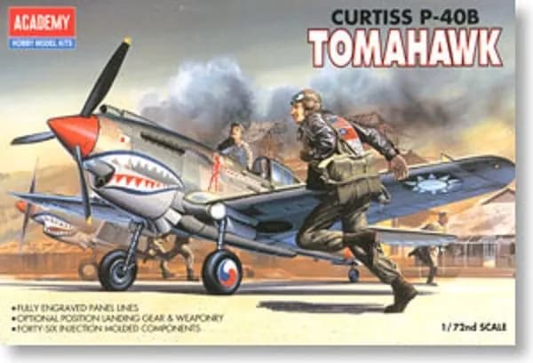 Academy AC12456 1/72 P-40B сборная модель самолета