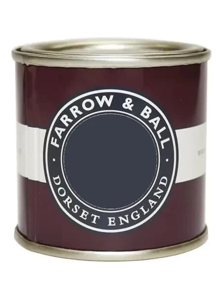 Краска для мебели и декора ультраматовая, меловая краска Farrow & Ball Estate Emulsion цвет W24 Scotch Blue, 100 мл