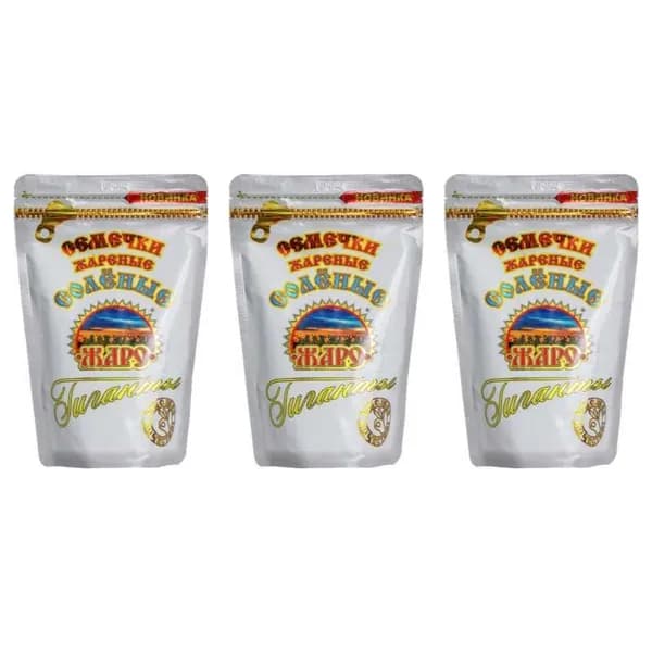 Жаро Семечки подсолнечника жареные, Гиганты, соленые, 300 г, 3 шт /
