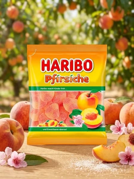 Жевательный мармелад Haribo Pfirsiche Персики 175 г