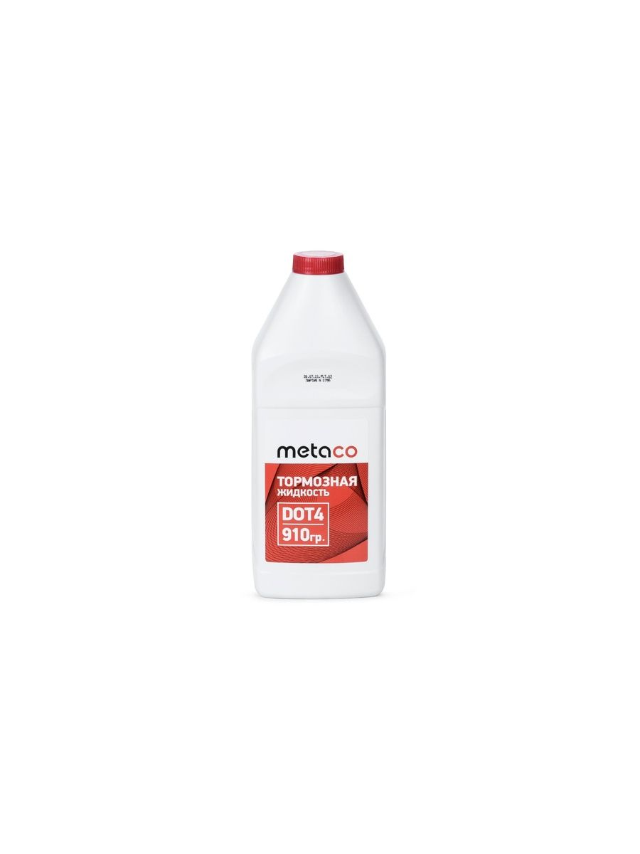 Жидкость тормозная METACO DOT 4 1L 910 ГР