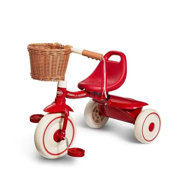 Детский трехколесный велосипед Radio Flyer 409 складной, с корзиной, 10 мес - 3 года