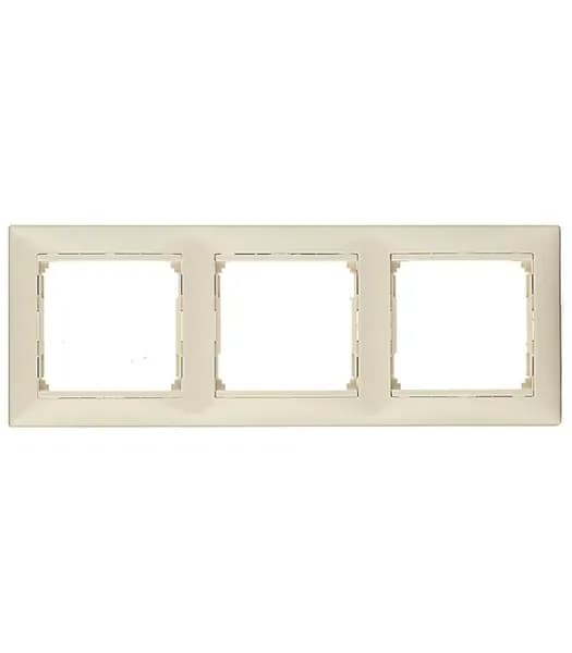 Legrand Рамка электроустановочная, слоновая кость, 3 пост., 1 шт.