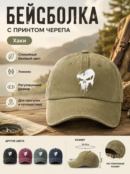 Бейсболка для рыбалки и охоты