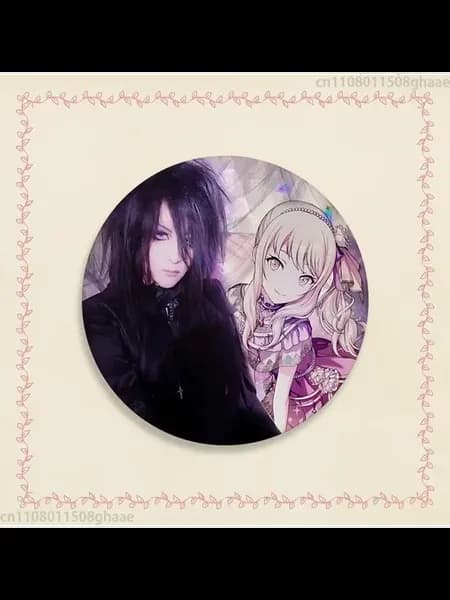 Значок Malice Mizer 58 мм 44X44mm, z14
