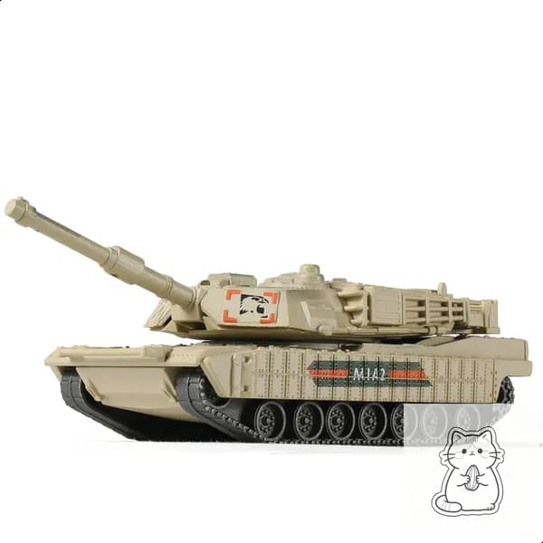 Наборы для быстрой сборки модели военного танка M1A2 SEBUNAS в масштабе 1/72, модель основного боевого танка США M1A2, подарок для детей (9 шт.)