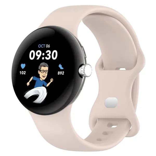 Ремешок для Google pixel watch 2 / 1 Мягкий силиконовый ремешок для Google pixel watch 2 / 1