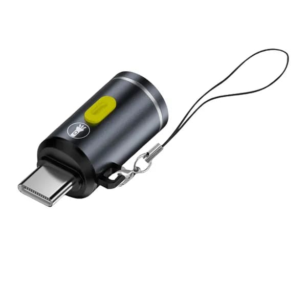 Маленький Фонарик Type C USB-Фонарики для ношения в Кармане Или На брелках