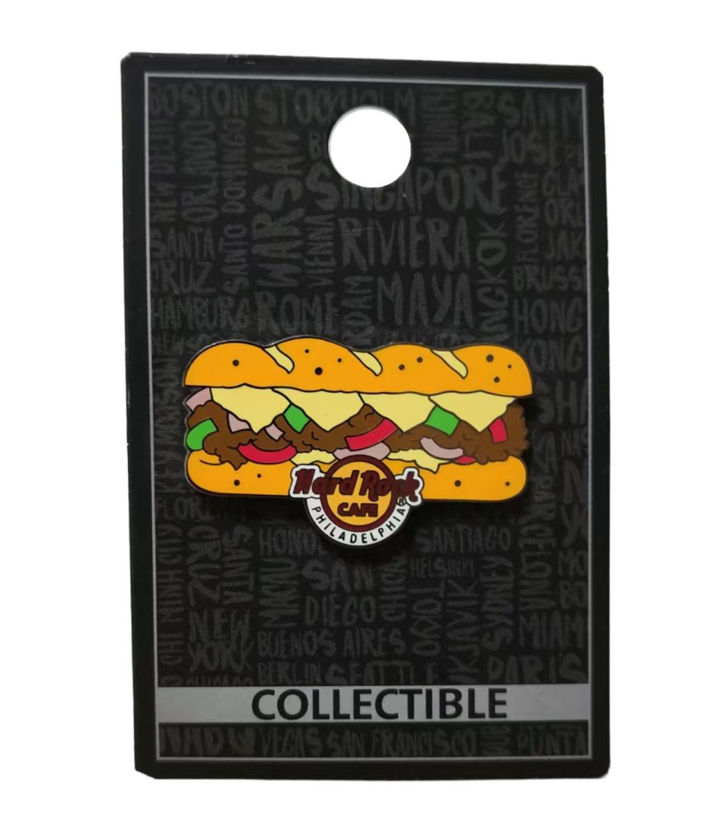 Значок Hard Rock Cafe Philadelphia Core Cheesesteak