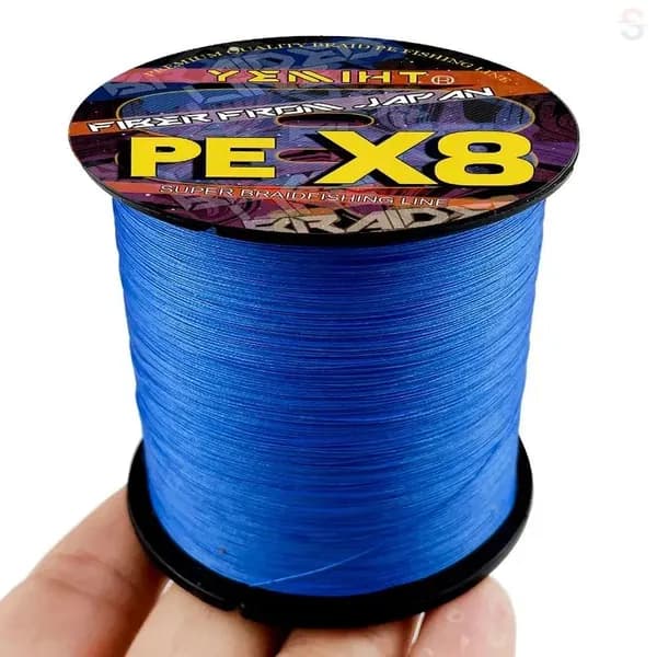 Леска X8, 100 м, синий